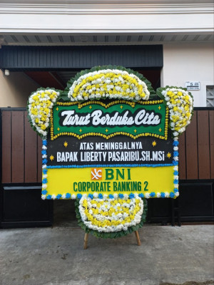 Papan Bunga Duka di Tomohon Timur